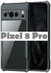 XOVO Back Cover for Google Pixel 8 Pro (Transparent, Dual Protection, Pack of 1)