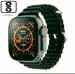 U SMART Z55 Ultra wireless charging smart watch Smartwatch Ultra Smartwatch Men Women Bluetooth Call Waterproof Wireless Charging HD Screen (Black)