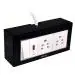 Palfrey Black Electric Extension Board - 5A + 5A + 1 USB Socket with Master Switch and Heavy Duty 10 Meter Wire