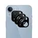 Gadgetronics [Pack of 3] iPhone 14 Plus [Black] Back Camera Lens Protector Tempered Glass - Full Camera Coverage with Easy Installation Kit