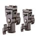 Harison Black Lite On M2 Bracket Speed Lite and All Metal Clamp for Photography Combo (Pack of 2)