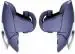 Glarixa Blue Mobile Gaming Trigger-for Aiming & Shooting Blue Shark Mobile Pubg Trigger Gaming Accessory Kit