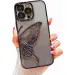 Sunny Fashion Luxury Glitter Cute Butterfly Plating Design Back Cover for iPHONE 12 PRO