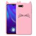 Indiacase Realme C2 Pink Slim Silicone, Rubber Cat Design, Wireless Charging Compatible Cases & Covers, Display Size-12 mm, 14 x 7 x 5 mm