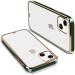 ERIT Chrome case for iPhone 13 | Transparent case | Chrome case | Electroplating case Cover for Transparent -(Green Border)