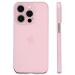 HILLS & MILES Crystal Clear Ultra Thin Soft TPU Slim Flexible Silicone Full Camera Lens Protection Shockproof Back Cover Phone Case Compatible for iPhone13Pro(6.1 inch)-(Pink/Transparent)