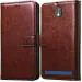 xvx Flip Cover for Jio Phone Next (Brown)