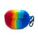 Kolorcase Realme Buds Air 3 Rainbow Silicone Case Cover with Hook