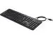 HP K100 Wired Full-Size Keyboard, Instant USB Plug-and-Play, 12 Shortcut Keys, Adjustable Height (3-Years Warranty)