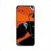 GADGETSWRAP Printed Vinyl Skin Sticker for Asus Rog Phone II - Orange Black