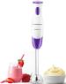 Longway Stella Hand Blender with Stainless Steel Blades | Detachable Anti Splash Stainless Steel Foot | Perfect for Smooth Blends | 1 Year Warranty (300 W, Purple)