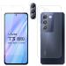 Vatsin Front & Back Screen Guard and Camera Lens Protector [9H]Combo (Not Tempered Glass) For ViVO T3 5G