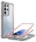 i-Blason Ares For Galaxy S21 Ultra 5G Pink Shock Absorbent Front And Back Cover