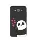 Casotec Love Panda Design 3D Printed Hard Back Case Cover for Samsung Galaxy A8