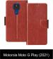 Sbms Motorola Moto G Play Brown Artificial Leather Shock Proof Flip Cover