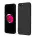 LIRAMARK Silicone Soft Back Cover Case for Apple iPhone 7 Plus / iPhone 8 Plus (Silicone Black)