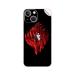 GADGETSWRAP Printed Vinyl Skin Sticker for Apple iPhone 13 Mini - Red Spikes
