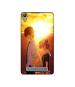 Casotec Girl Boy Sunset Sea Design Printed Silicon Soft TPU Back Case Cover for Micromax Canvas Fire 6 Q428