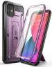 SUPCASE Unicorn Beetle Pro For iPhone 12 Mini 5.4 Inch Voilet Full-Body Rugged Holster Back Cover