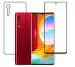 Vizio LG Velvet Transparent Tempered Glass Touch Sensitive, Anti-Shatter Front and Back Screen Protector 16 x 9 x 1.3 cm (Pack of 2)