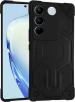 XOVO Back Cover for Vivo V27 Pro 5G, Vivo V27 5G (Black, Dual Protection, Pack of 1)