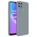 Rakulo For Realme C25 Liquid Silicone with Camera Protection Back Cover Case (Lavander)