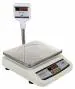iScale i-01 Weight capacity 30kg x 2g Electronic Weighing Machine / Weighing Scale with Front and Pole Double Display (Red), 25x35cm SS weighing pan for Shop, Kitchen and Commercial Purposes (10x12 inches, Silver)