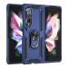 Realcase Blue Polycarbonate Shockproof Armor Defender Case With Ring Holder Back Cover Case For Samsung Galaxy Fold 4 5G