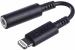 Techel Black Apple To Audio Jack Aux Cable Usb Adapter 1 M