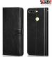 SCARDY HONOR 7A BACK COVER / LEATHER FLIP COVER / BLACK COLOR