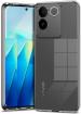 BINTAGE Back Cover for Vivo V2321 / Vivo T2Pro 5G (Transparent, Dual Protection, Silicon, Pack of: 1)