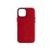 Sacral Handmade Leather Back Cover Case for iPhone 13 Mini (Liverpool Red)