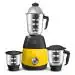 Impex GRIND Q 800 Watt Mixer Grinder with 3 Jars Stainless Steel blades, 5 Year Warranty (Yellow and Black)