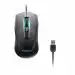 Lenovo Ideapad M100 Ergonomic, Ambidextrous USB RGB Gaming Mouse with Micro Switches