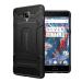 KAPAVER Oneplus 3, One Plus 3T Black Thermoplastic Polyurethane Shock Absorbent Back Cover 18.0 x 2.0 x 7 cm