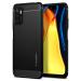Spigen Matte Black TPU Rugged Armor Back Cover Case For Redmi Note 10T 5G And Poco M3 Pro 5G