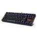 Redragon Kumara K552 Rainbow LED Backlit TKL Ten Key Less Mechanical Wired Gaming Keyboard Without Numlock Keys (Black)