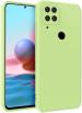 Wellwell Back Cover for REALME C15, REALME C11 (Green, Grip Case) | Back Cover | Green Mobile Cover | Rubber Mobile Cover