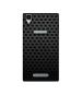 Casotec Black Pattern Design Printed Silicon Soft TPU Back Case Cover for Panasonic Eluga A2