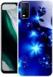 PAEDICON Back Cover for Vivo Y3s (Blue, Grip Case, Silicon) SOFT-VIVOY3S-SSR1749