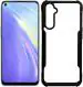 CarryWrap Back Cover for Realme 6, Realme 6i (Black, Transparent, Hard Case)