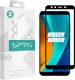 Sprig Black Edge To Edge Tempered Glass For Mi A2