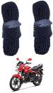 Zieozed Black Nylon Safety Leg Crash Guard For Kawasaki, Hero, Honda, Suzuki, Yamaha, Bajaj, Tvs Sz-S, Pulsar 220 Dts-I, Fz16 (Pack Of 2)