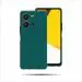 SUPER ME Vivo Y35 4G Green Plastic Dual Protection Back Cover