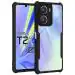 COBERTA Back Cover for Vivo T2x 5G Back Cover Case - Black Transparent