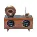 WILDGEAR- Retro Speaker Vintage Loudspeaker Support TF FM Radio Music Aux Subwoofer Classic Sound Box B6