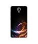 Casotec Abstract Background Design Printed Silicon Soft TPU Back Case Cover for XOlO One HD