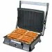 Inalsa Super Jumbo Max-grill 2000W Sandwich Maker/Contact Grill with Temperature Controller and LED indicator | Non-stick coated plates | Cool touch sliding Handle | 4 Slice Bread, (Black/Grey)