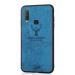 Lejaao Vivo U10 Vivo 1916 Deer Series Blue Leather, Cloth PC and TPU Mobile Back Cover