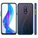 INDIACASE Oppo K3 Blue Translucent, Shockproof, Hard Back Cover